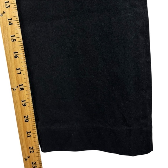 Spanx Slimming Pull on Pants Black Office Career Ankle Wide Leg. Size Large - Picture 10 of 11